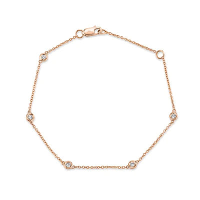 0.13 CT Diamonds by the Yard Bracelet - The Village Jeweler
