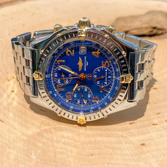 Blue Dial Breitling Chronomat - TVJGNV